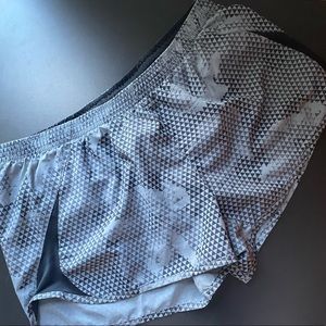 Grey Nike athletic shorts